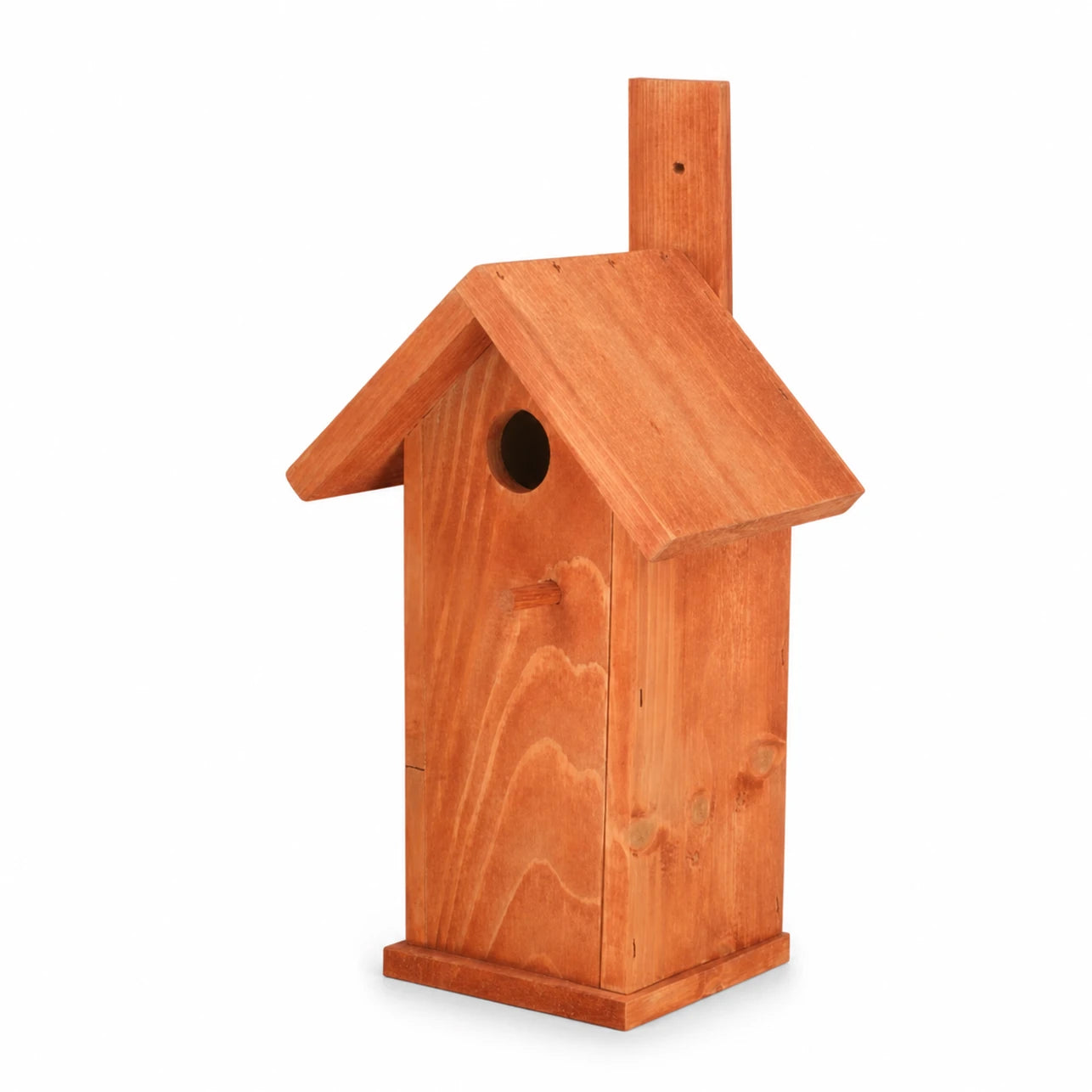 Nichoir suspendu en bois rouge format 33 × 10 cm — photo 3