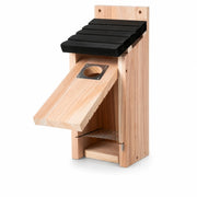 Nichoir suspendu en bois noir — photo 3