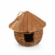 Nichoir en osier marron format 28 × 28 × 28 cm — photo 3
