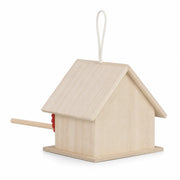 Nichoir suspendu en pin rouge — photo 3