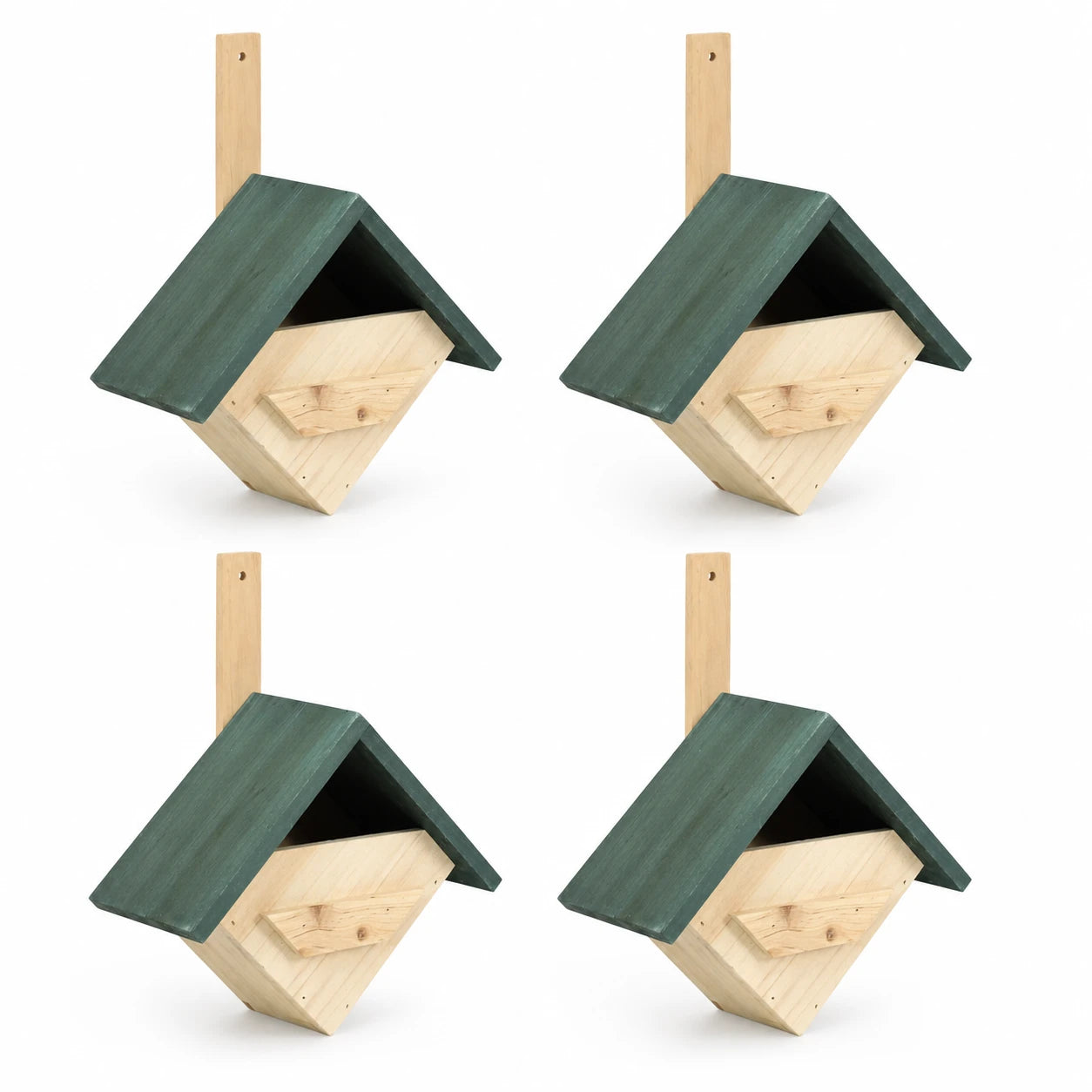 Lot de 4 nichoirs 24 × 16 × 30 cm — photo 3
