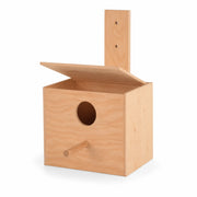 Nichoir en bois marron format 30 × 20 × 20 cm — photo 3