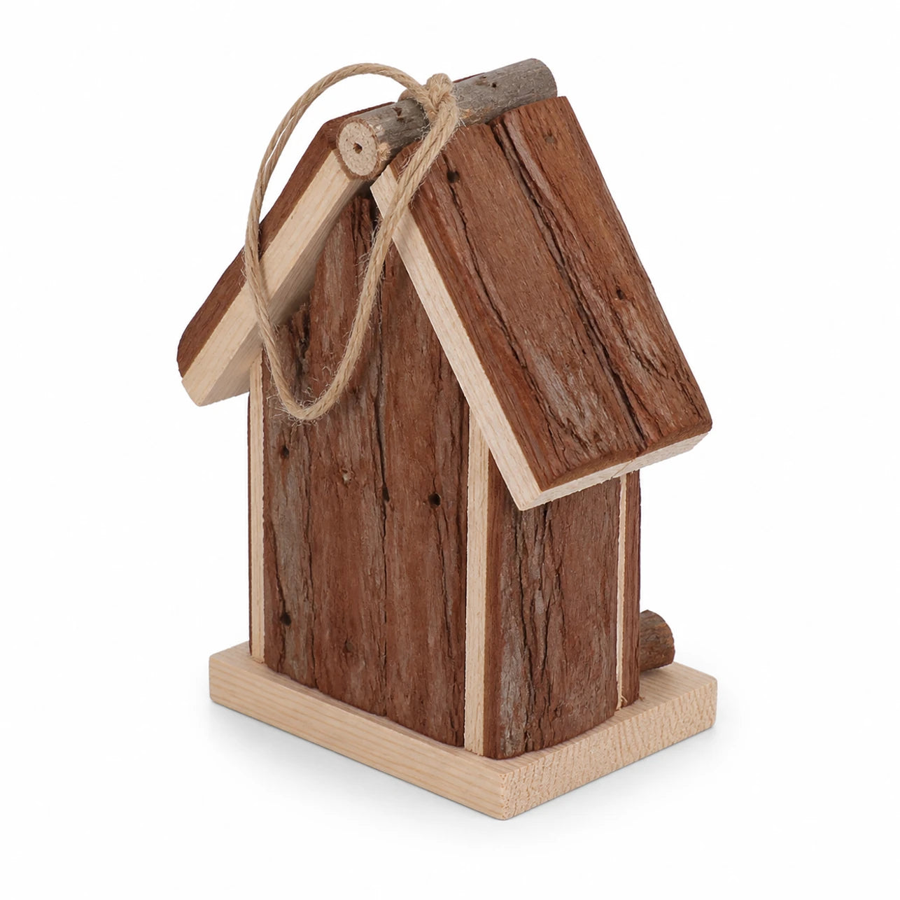 Nichoir suspendu en sapin format 14,6 × 12,4 × 8 cm — photo 3