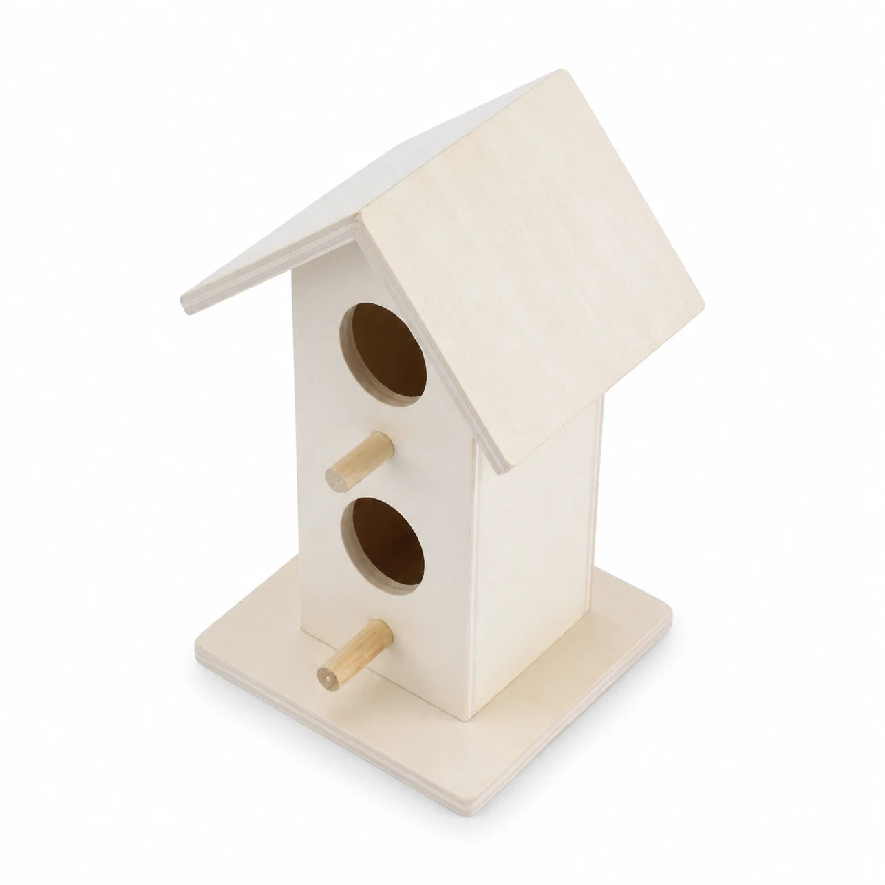 Nichoir suspendu en bois blanc — photo 3