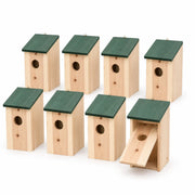 Lot de 8 nichoirs en bois de pin — photo 3
