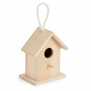 Nichoir en bois beige format 13 × 10 × 8,3 cm — photo 3