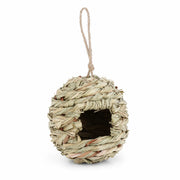 Nichoir suspendu rond en fibres tressées — photo 3