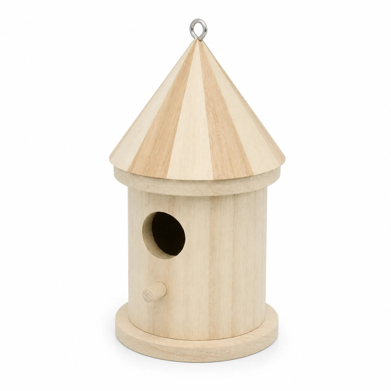 Nichoir observatoire en bois beige — photo 3