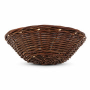 Panier nichoir suspendu en osier marron — photo 3