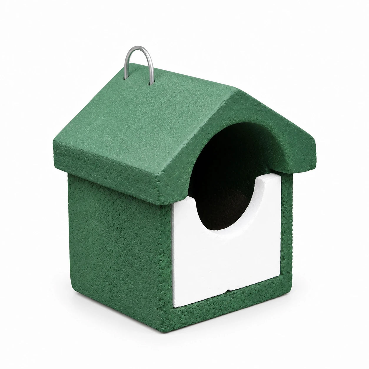 Nichoir semi-ouvert compact en béton de bois — photo 3