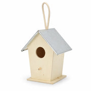 Nichoir style rustique en bois beige — photo 3
