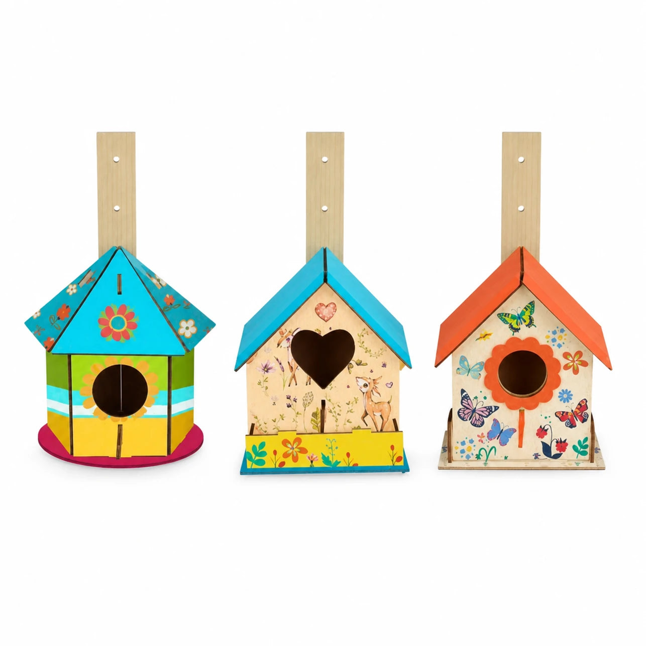 Lot de 3 nichoirs en bois — photo 3
