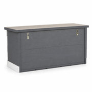 Lot de 3 nichoirs en bois gris format 44 × 15,5 × 21,5 cm — photo 3