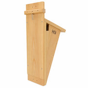 Nichoir vertical en bois à façade inclinée — photo 3