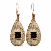 Lot de 2 nichoirs suspendu beige format 11,5 × 22 cm — photo 3