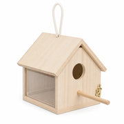 Nichoir observatoire en bois format 14 × 14 × 13 cm — photo 3