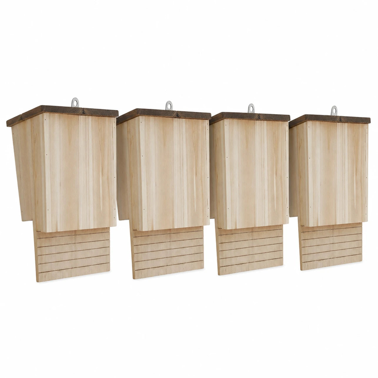 Nichoir en bois marron format 22 × 12 × 34 cm — photo 3