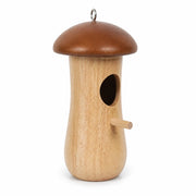 Nichoir suspendu en forme de champignon marron — photo 3
