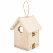 Nichoir observatoire en bois beige format 14,7 × 13 × 15,8 cm — photo 3