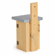Nichoir en bois naturel à toit de zinc 30 mm — photo 3