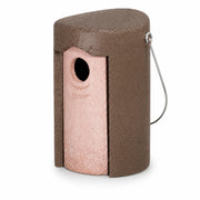 Nichoir arrondi suspendu en béton de bois 45 mm — photo 3