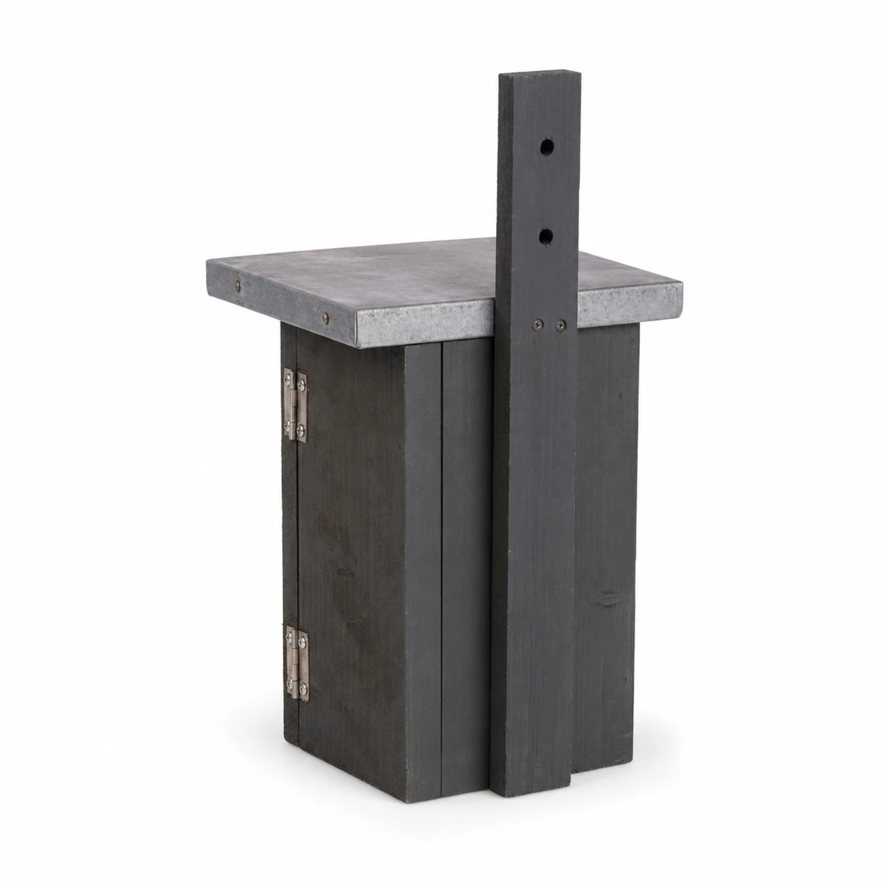 Nichoir en bois à toit en zinc gris — photo 3