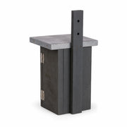 Nichoir en bois à toit en zinc gris — photo 3
