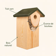 Nichoir chalet en hêtre — photo 4