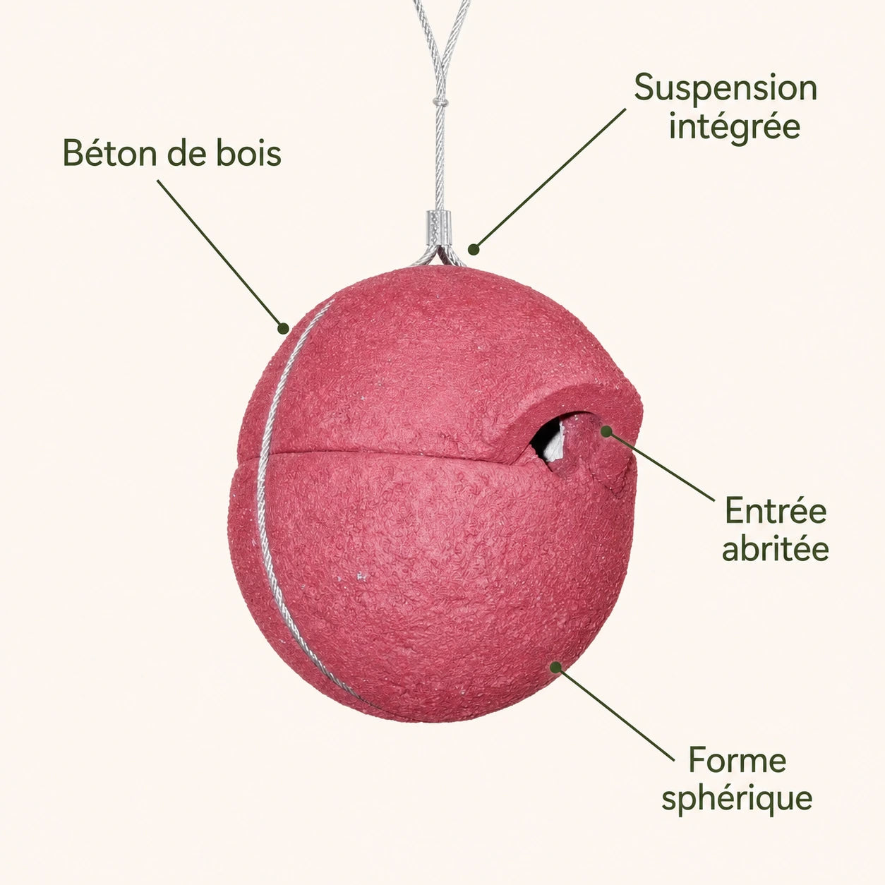 Nichoir boule — photo 4