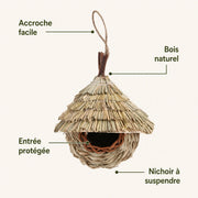 Nichoir jonc suspendu — photo 3