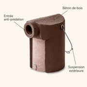 Nichoir anti-prédation en béton — photo 4