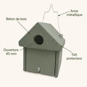 Nichoir vert ouverture 45 mm — photo 4