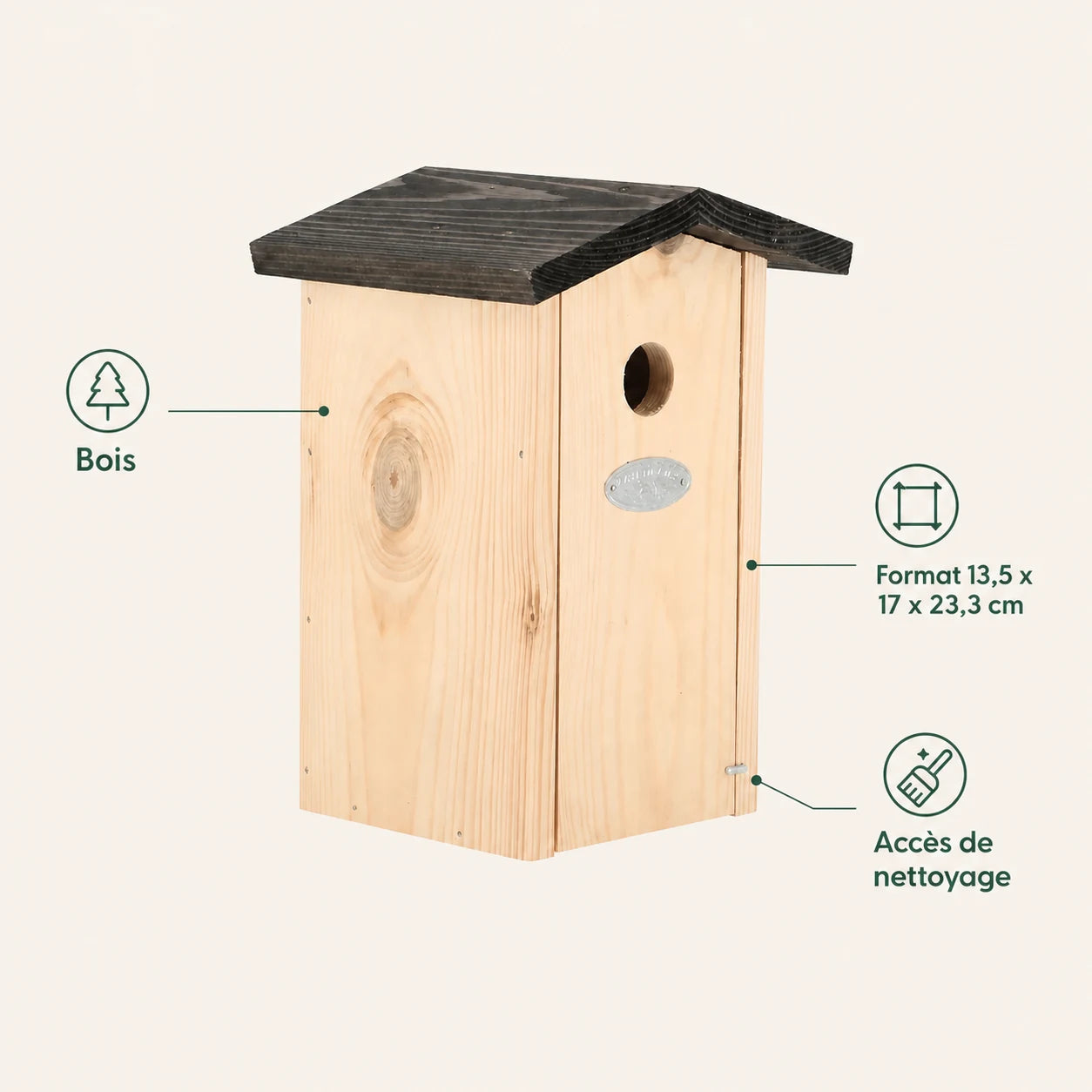 Nichoir en bois certifié FSC — photo 4
