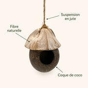 Nichoir en noix de coco — photo 4
