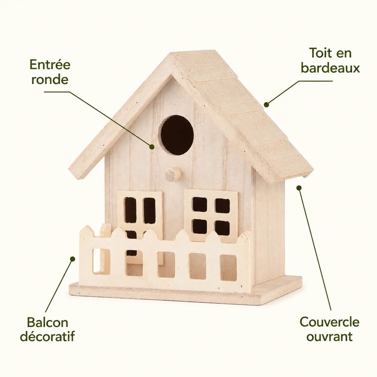 Nichoir balcon décoratif — photo 3