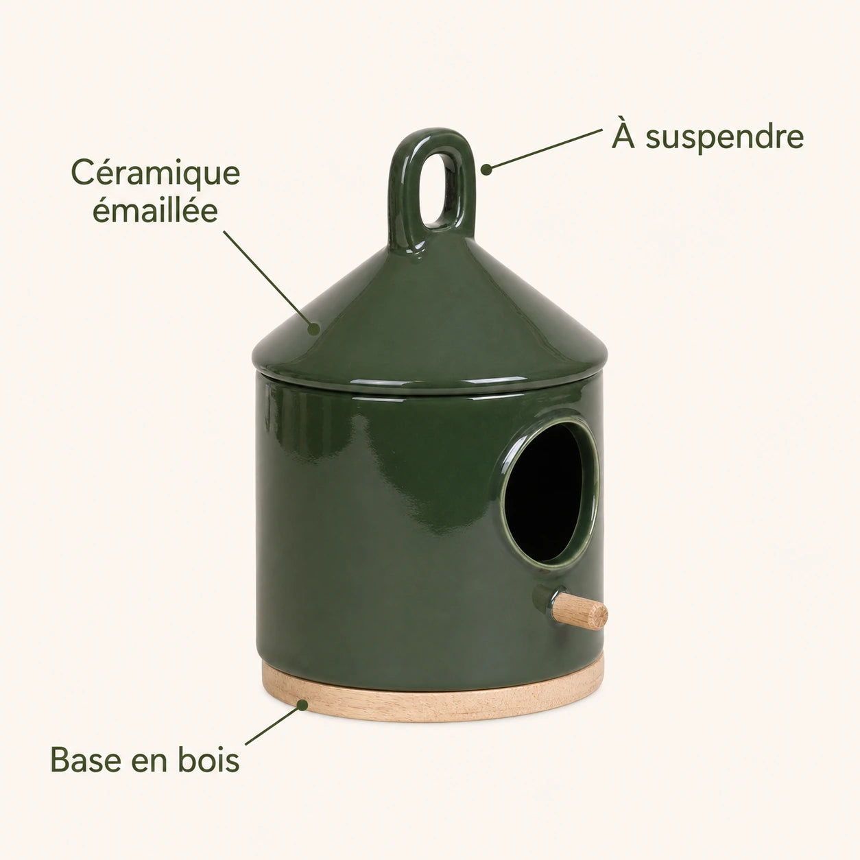 Bouteille nichoir — photo 4