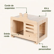 Nichoir cube ouvert — photo 3