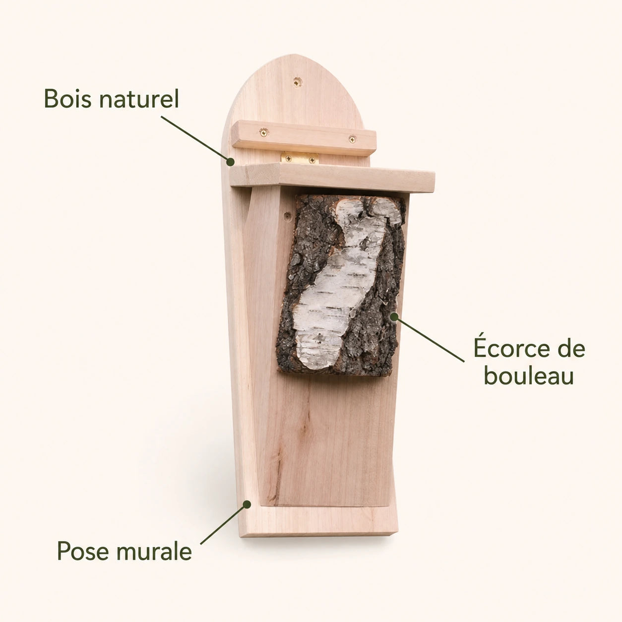 Nichoir avec écorce — photo 4
