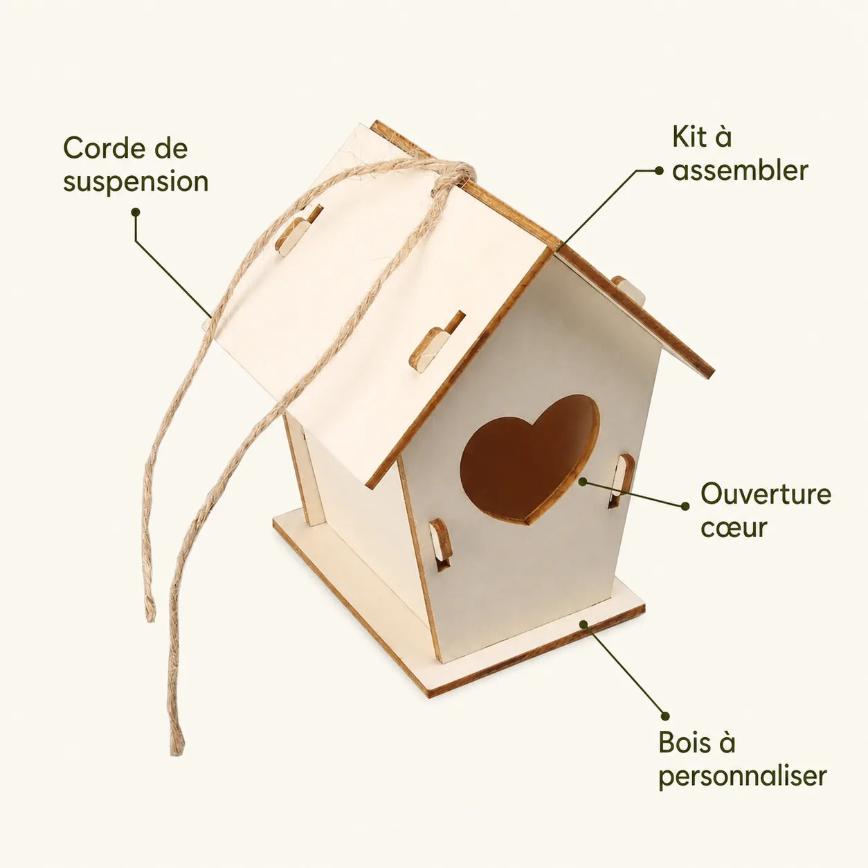 Nichoir cœur créatif — photo 3