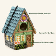 Nichoir extérieur douillet 21 × 15 × 13 cm — photo 4
