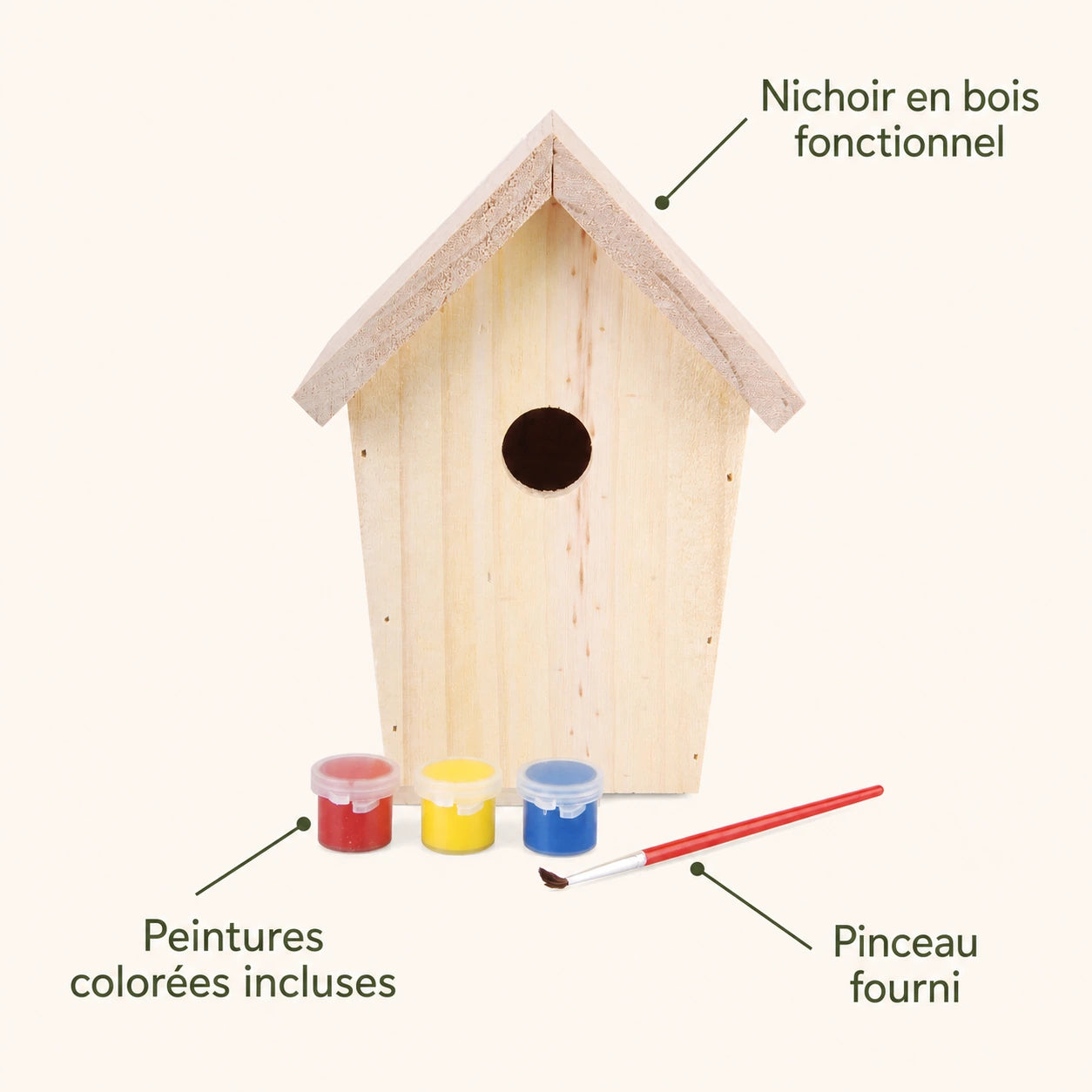 Kit nichoir à peindre — photo 4