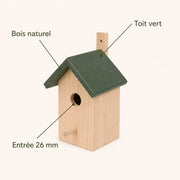 Nichoir à toit vert double pente — photo 4