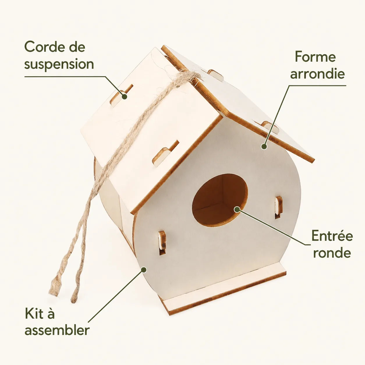Nichoir arrondi créatif — photo 3