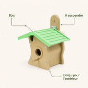 Nichoir en bois vert — photo 4