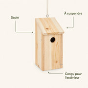 Nichoir suspendu en sapin — photo 4