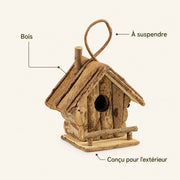 Nichoir en bois naturel — photo 4