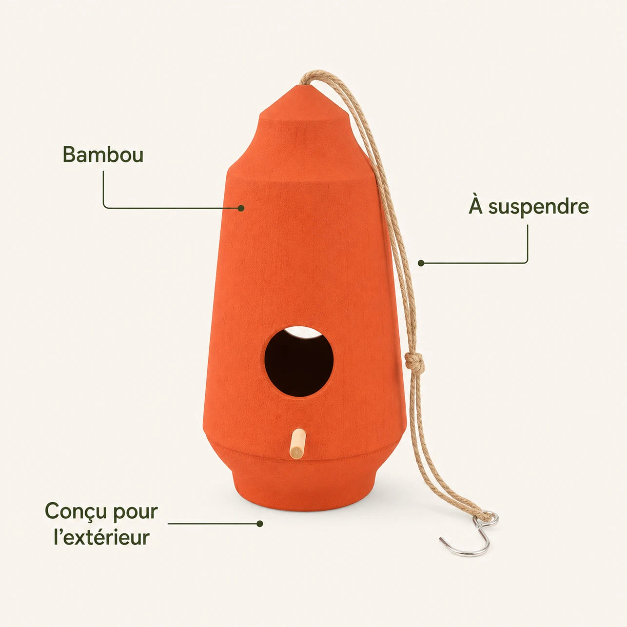 Nichoir orange — photo 4