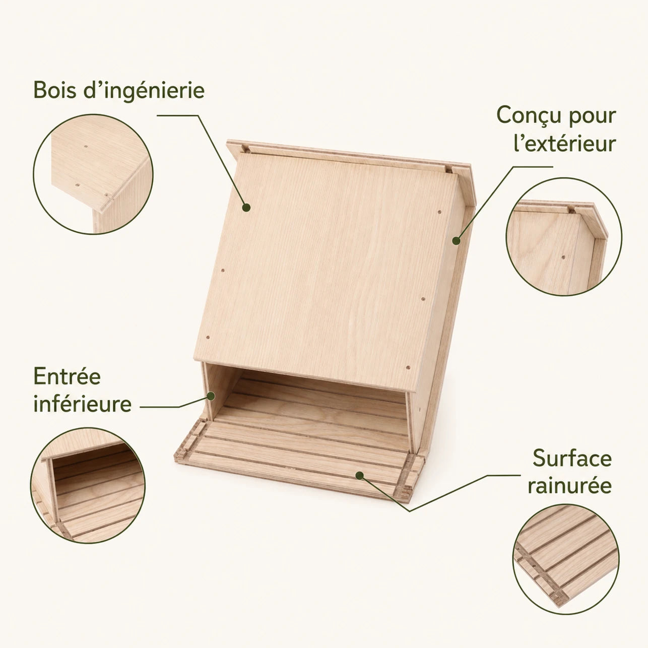 Nichoir en bois — photo 4