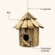 Nichoir en bois noir — photo 4